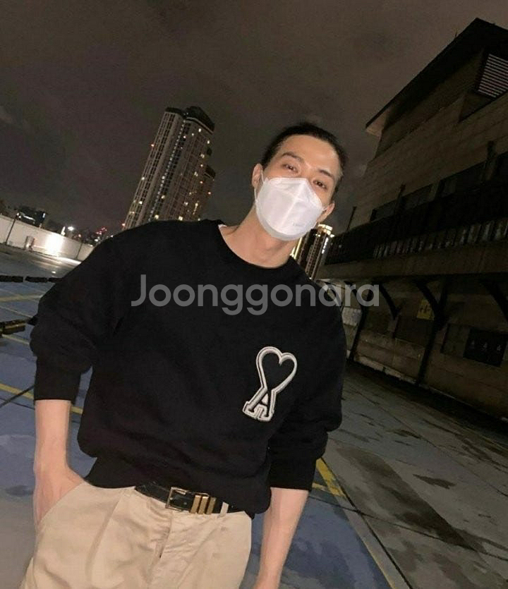 아미 보플 빅패치 커플 맨투맨--3