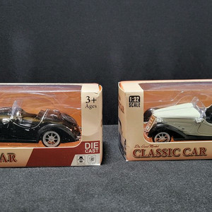 새상품) 레트로 클래식카, 다이캐스트 금속 미니카, 자동차완구