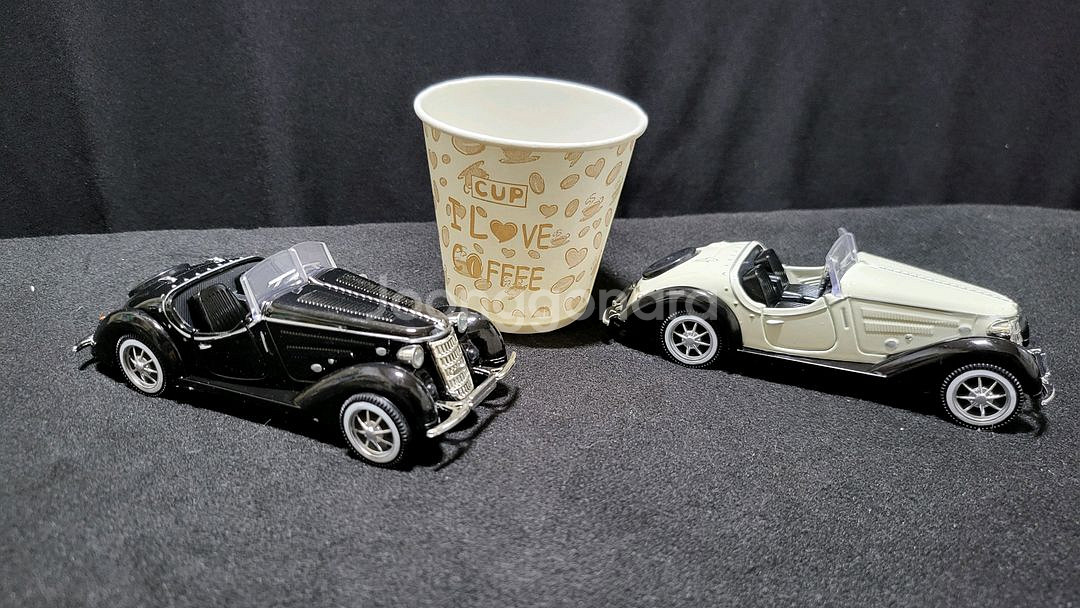 새상품) 레트로 클래식카, 다이캐스트 금속 미니카, 자동차완구--2