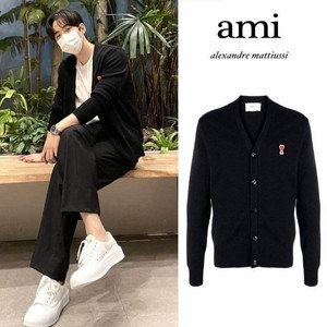 아미 스몰패치 커플 가디건