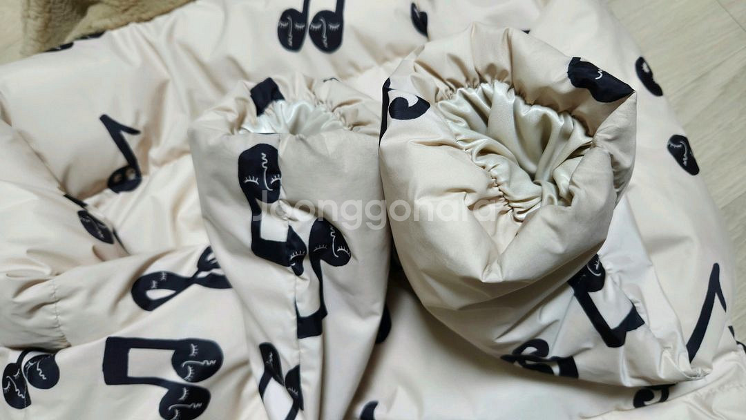 미리로디니 음표 패딩 10-11Y. 착불--6