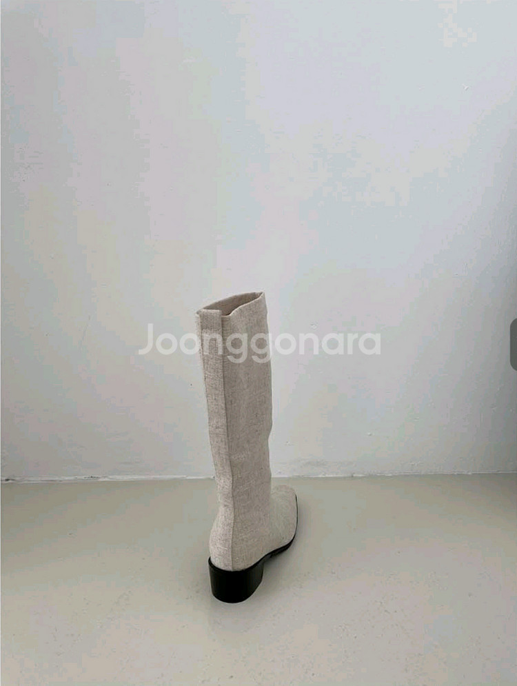 린넨부츠 245사이즈 4.5cm 새상품--2