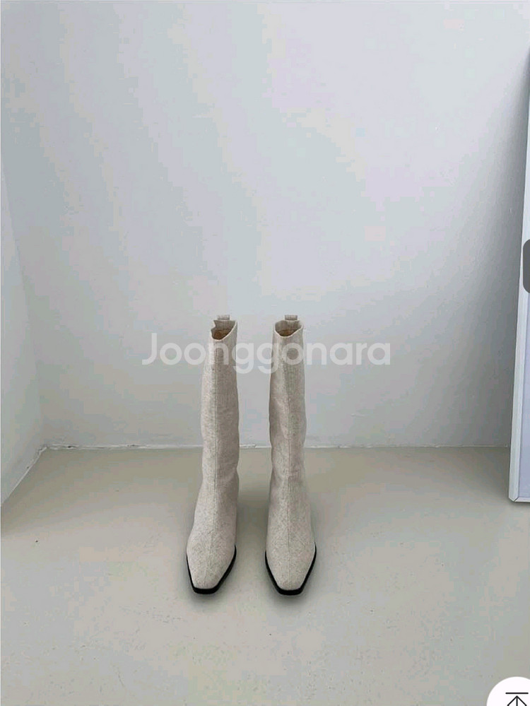 린넨부츠 245사이즈 4.5cm 새상품--4