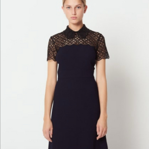 레이스 카라 원피스