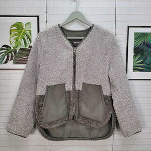 JUCY JUDY 쥬시쥬디 뽀글이 집업 자켓 55 사이즈