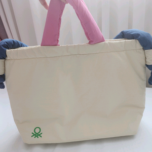 베네통패딩가방 패딩토트백 숄더백