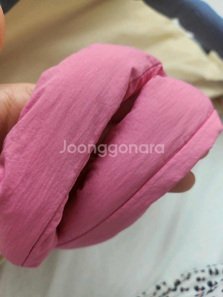 베네통패딩가방 패딩토트백 숄더백--5