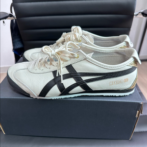 오니츠카타이거 멕시코 66 크림블랙 270mm