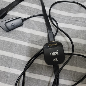 넥시 미러스크린 4K 무선 HDMI 동글 (NX-MHL912-4K, 미러링)