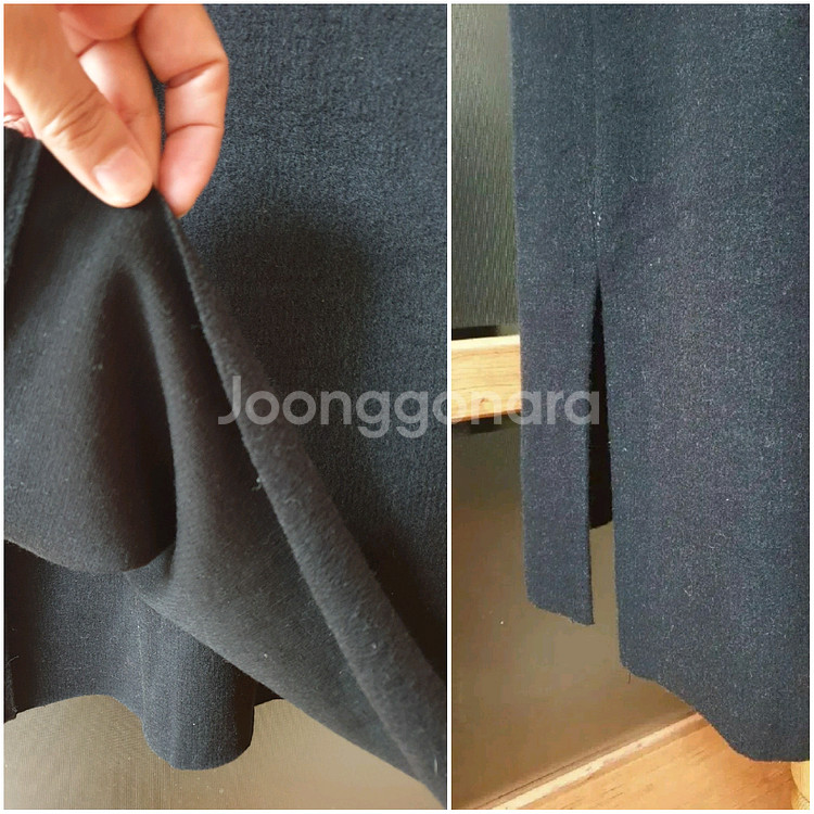 (새제품)기모니트 뷔스티에 롱원피스 블랙--6