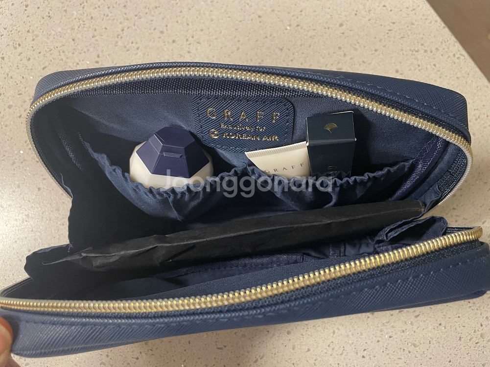 대한항공 프레스티지 그라프 어메니티 파우치 새거(택포)--3