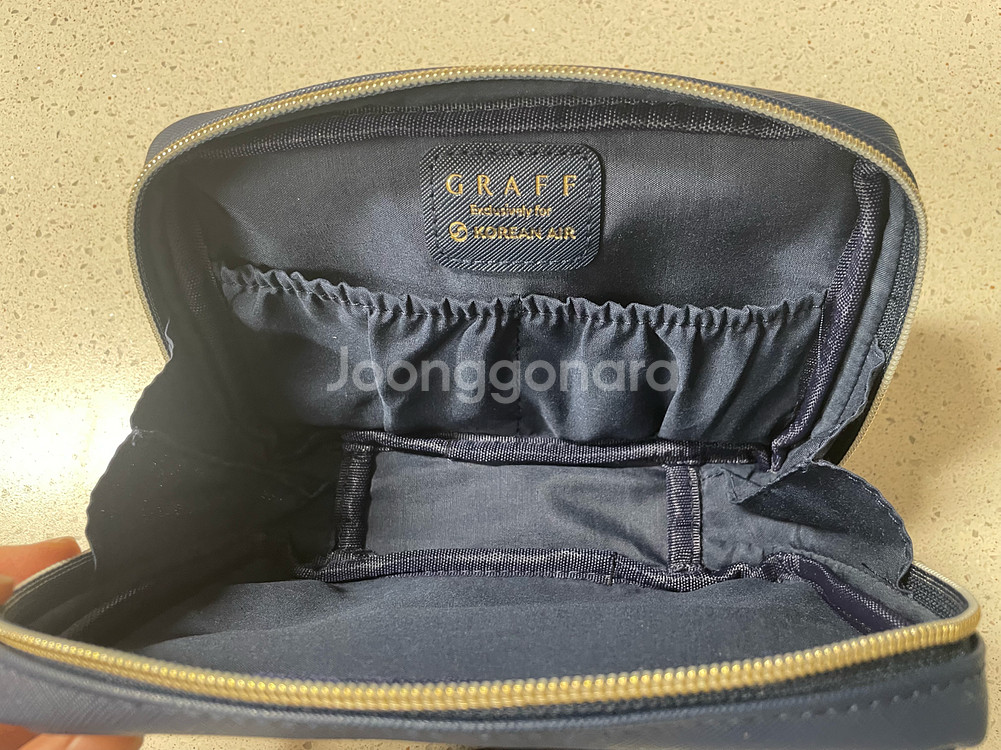 대한항공 프레스티지 그라프 어메니티 파우치 새거(택포)--4