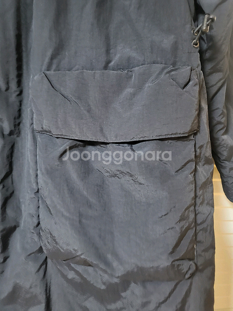 NOWANDTOMORROW 후드 롱패딩 M/리버시블 양면/새상품 남녀공용--8