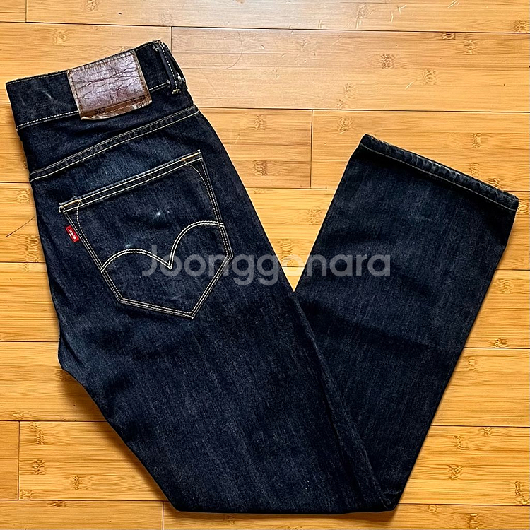 리바이스 523 블랙진 데님팬츠 W30 L33--0