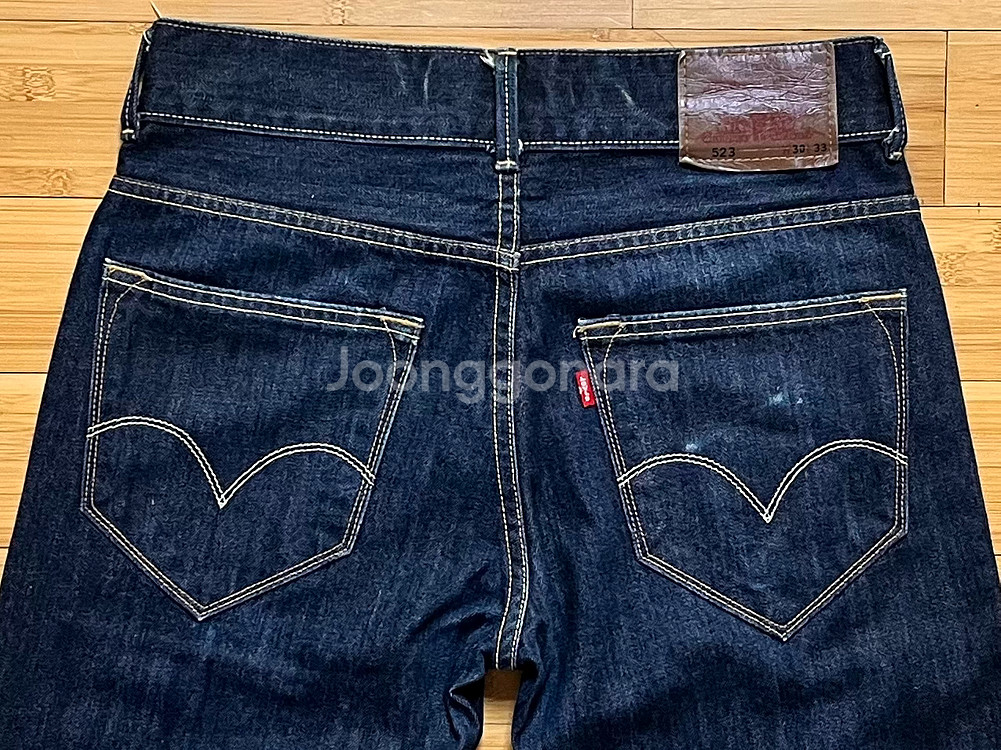 리바이스 523 블랙진 데님팬츠 W30 L33--3