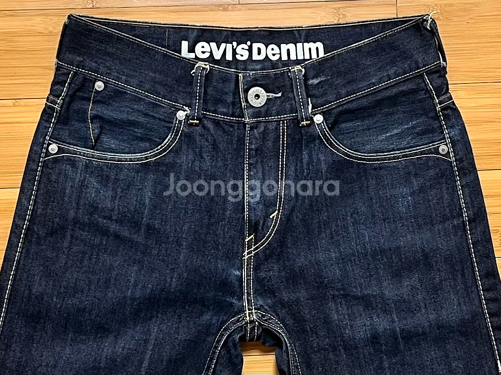 리바이스 523 블랙진 데님팬츠 W30 L33--2