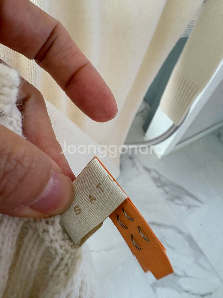 saturday 반목 니트 원피스--3