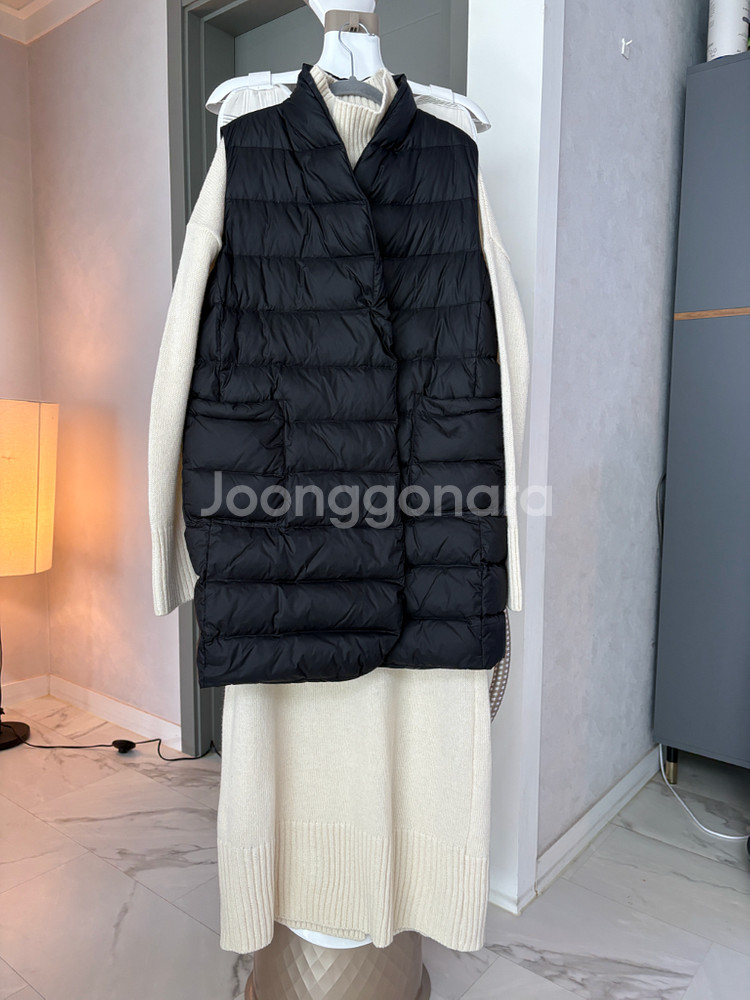 saturday 반목 니트 원피스--5