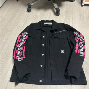 오프화이트 데님 자켓