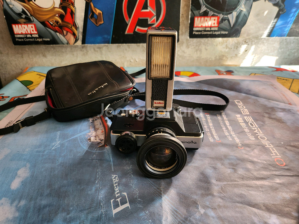 부품용 1976년 미놀타 110 줌 SLR 필름카메라--0