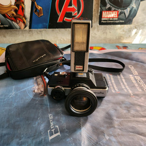 부품용 1976년 미놀타 110 줌 SLR 필름카메라