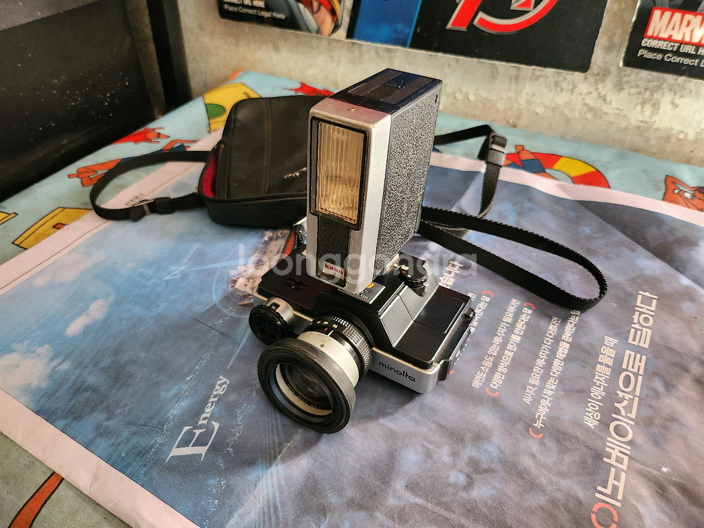 부품용 1976년 미놀타 110 줌 SLR 필름카메라--2
