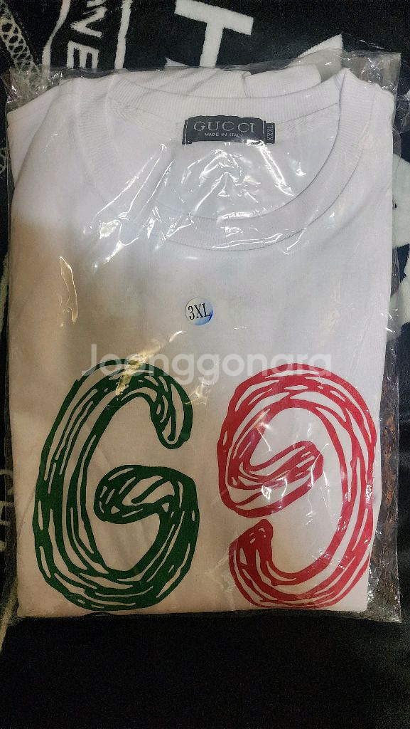 긴팔 티셔츠 3XL, 반팔 2XL--0