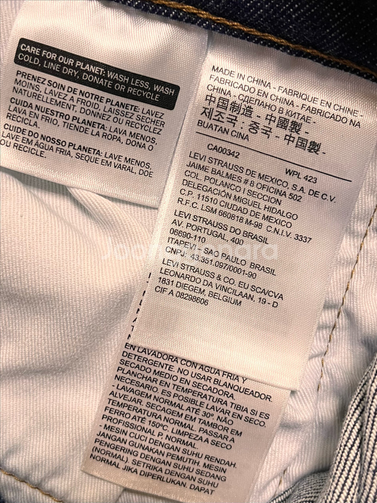 리바이스 LEJ 502 데님팬츠 W28 L32--4