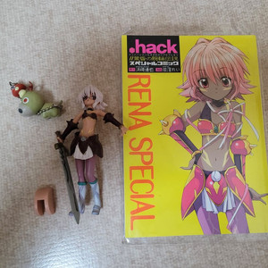 .hack//Rena Special 원서와 피규어 세트 (닷핵)