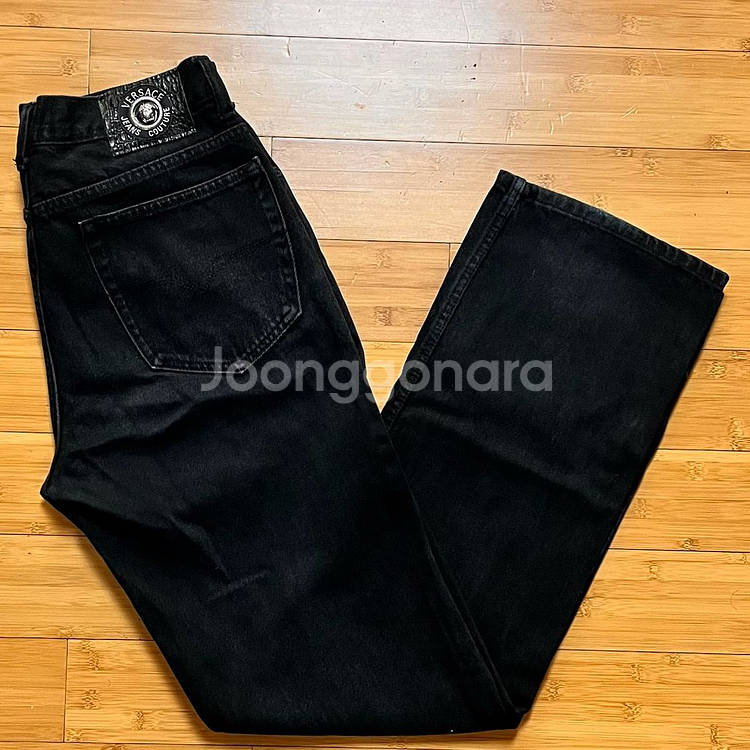 베르사체 블랙진 데님팬츠 W34 L32--0