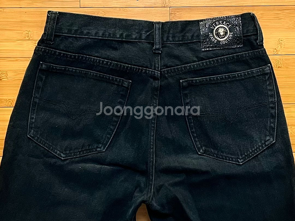 베르사체 블랙진 데님팬츠 W34 L32--3