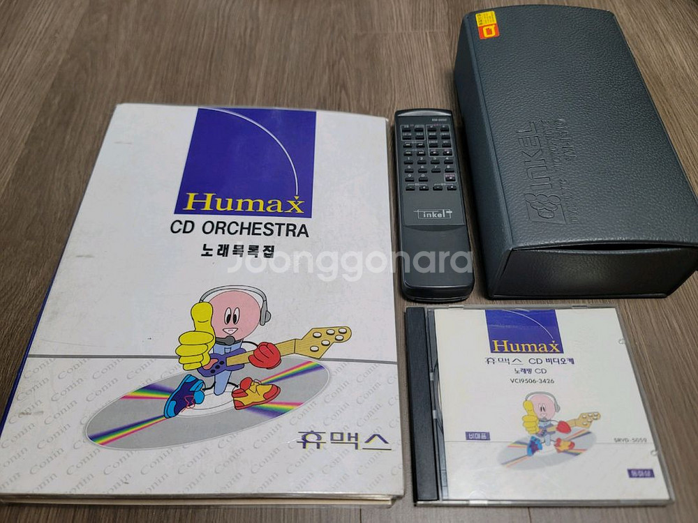 인켈 CD 플레이어,픽업 교체,리모컨 포함,노래방 기능--6