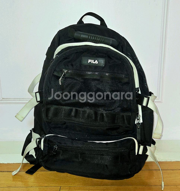 휠라 남여공용 링크 백팩 블랙--2