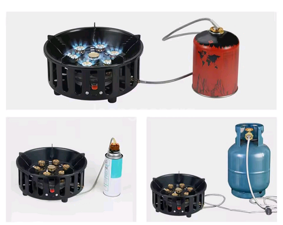 캠핑 버너 일반형 대형 7구 가스 버너 (새상품)--9