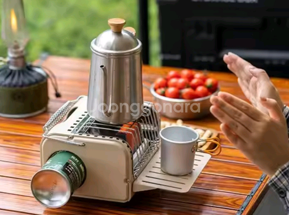 캠핑, 낚시용 부탄가스 난로(새상품)--0