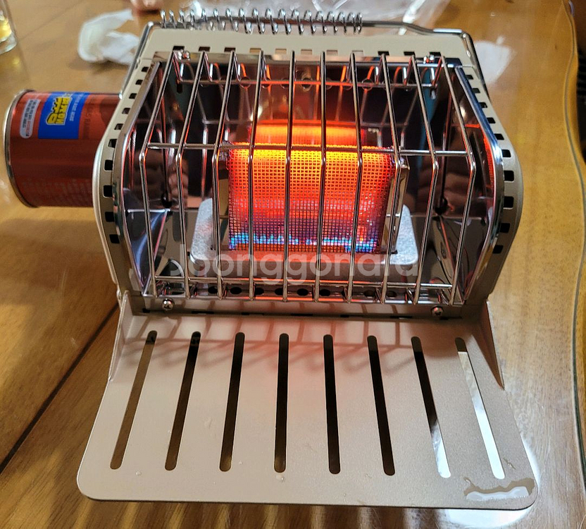 캠핑, 낚시용 부탄가스 난로(새상품)--7