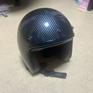 카본 패턴 오픈페이스 오토바이 헬멧 클래식 레트로