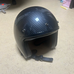 카본 패턴 오픈페이스 오토바이 헬멧 클래식 레트로