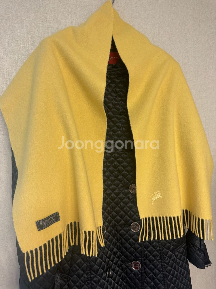 정품 버버리 캐시미어100% 머플러 목도리--3