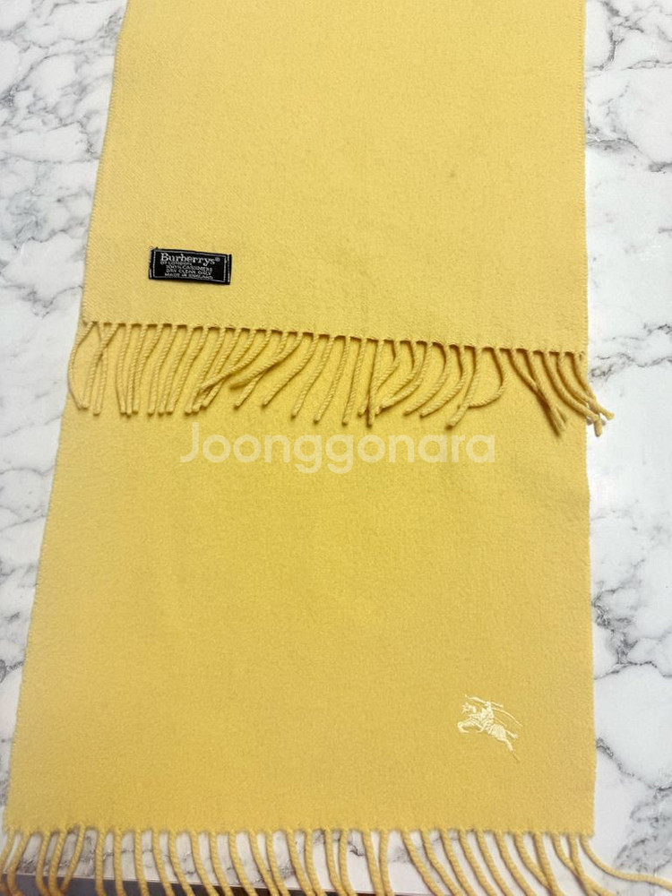 정품 버버리 캐시미어100% 머플러 목도리--6