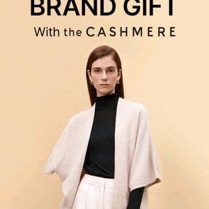 더캐시미어 VIP 캐시미어 숄 가디건 랑방 마인 타임