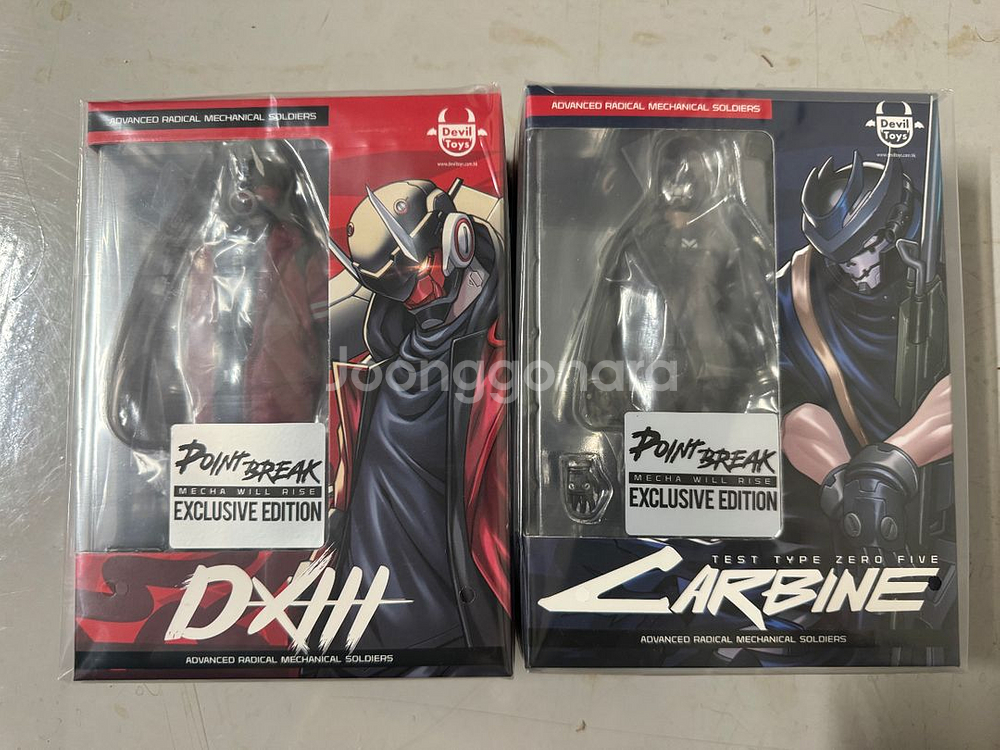 [미개봉] 포인트브레이크 DXIII & 카빈 피규어 세트 팝니다.--1