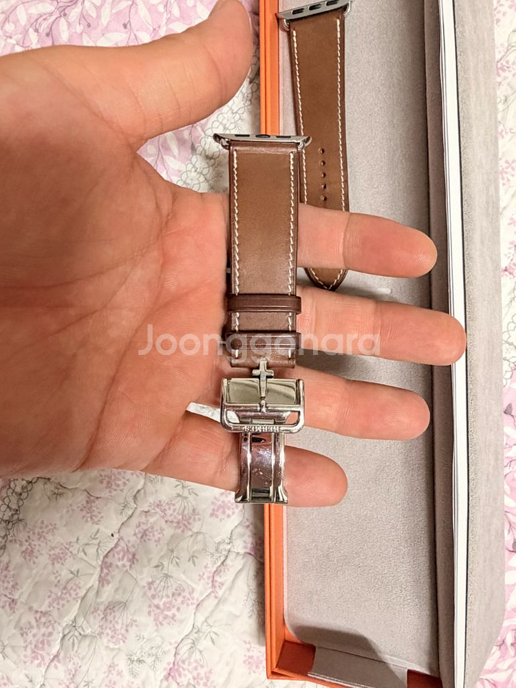 애플워치 에르메스 포브바레니아 디버클 44/45/46 스트랩--3