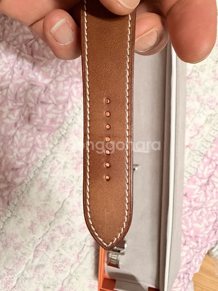 애플워치 에르메스 포브바레니아 디버클 44/45/46 스트랩--1