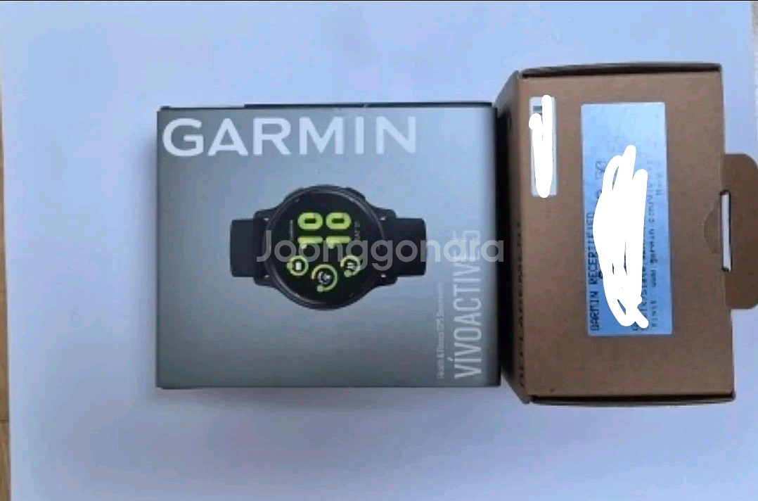 가민 비보액티브5 42mm 블랙 교품받은 새상품--4