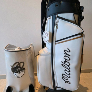 국내당일발송 말본골프백 캐디백 스탠드백 버킷 크림화이트