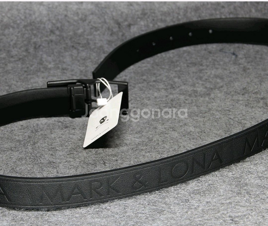 국내당일발송 마크앤로나 남성 골프 벨트 소가죽--6