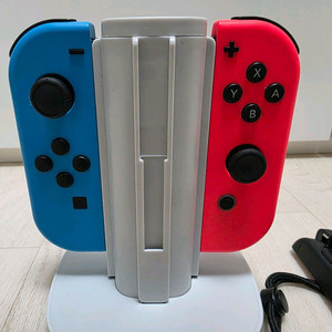 닌텐도 스위치 정품 조이콘 네온 + 충전 거치대