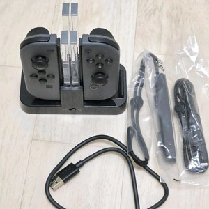 닌텐도 스위치 정품 조이콘 + 충전 거치대