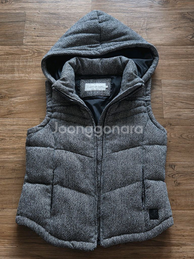 캘빈클라인 여성 패딩 조끼--0